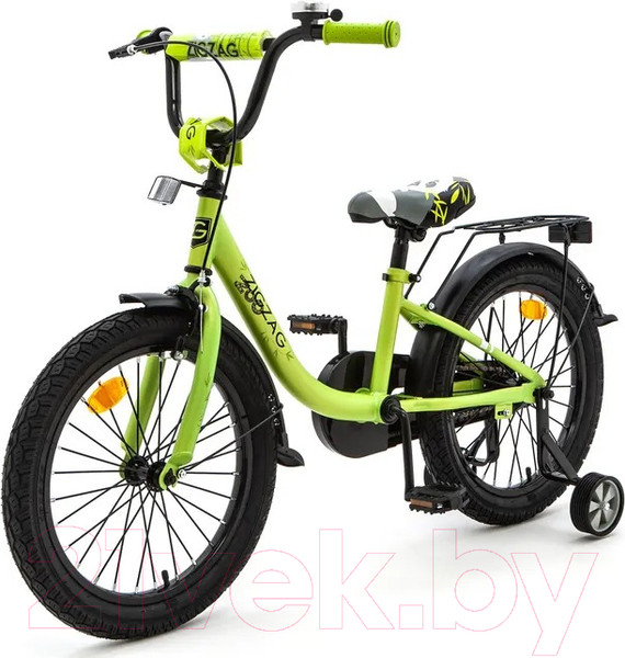 Изображение товара Детский велосипед ZigZag Zoo / ZG-1884 (зеленый)