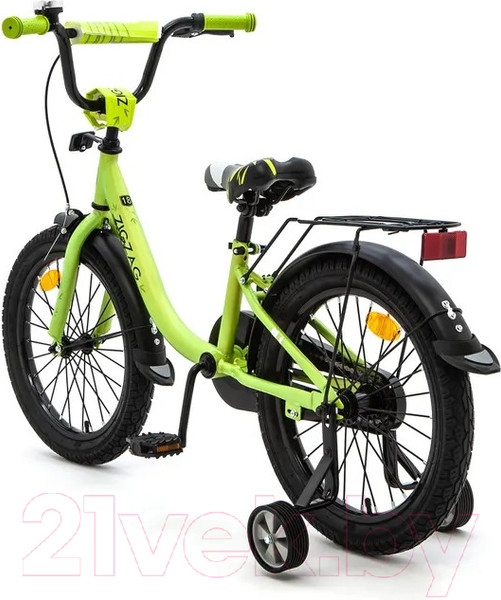 Изображение товара Детский велосипед ZigZag Zoo / ZG-1884 (зеленый)