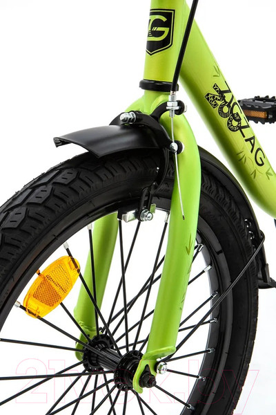 Изображение товара Детский велосипед ZigZag Zoo / ZG-1884 (зеленый)