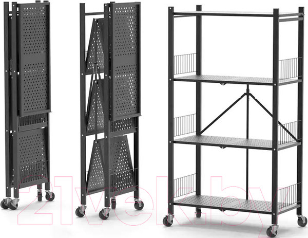 Изображение товара Стеллаж Swed house Tidan 34.58.7790 (черный)