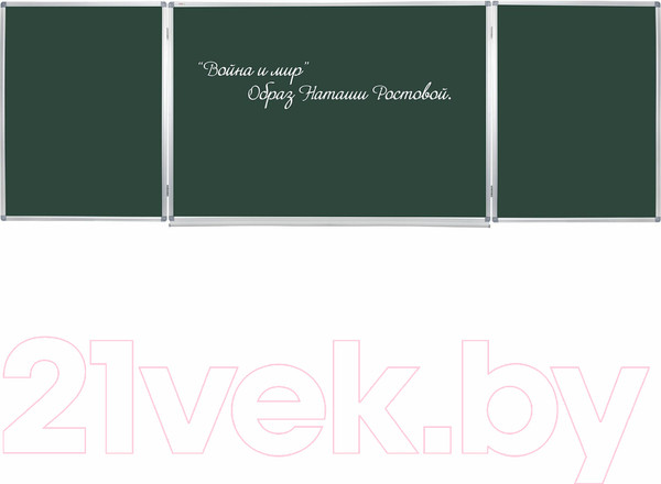 Изображение товара Меловая доска Staff 238011 (100х150/300см, зеленый)