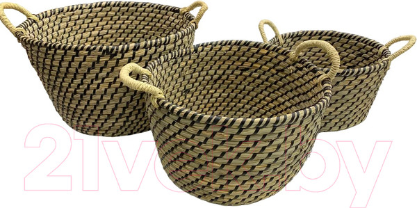 Изображение товара Набор корзин Swed house Dellen 34.38.7837 (коричневый)