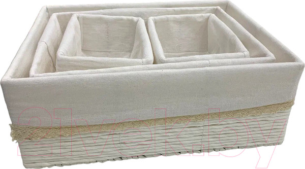 Изображение товара Набор корзин Swed house Tidan 34.38.5732 (белый)