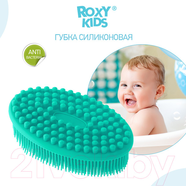 Изображение товара Мочалка для тела ROXY-KIDS RSB-004-MI (мятный)