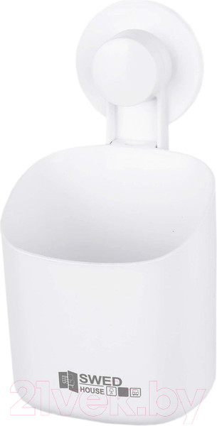 Изображение товара Стакан для зубной щетки и пасты Swed house R5120 (белый)