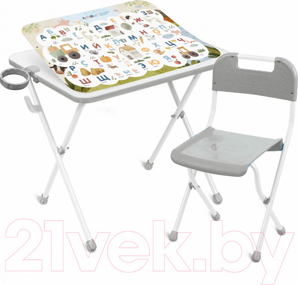 Изображение товара Комплект мебели с детским столом Ника Домашняя ферма / КАМ-Р/ДФ