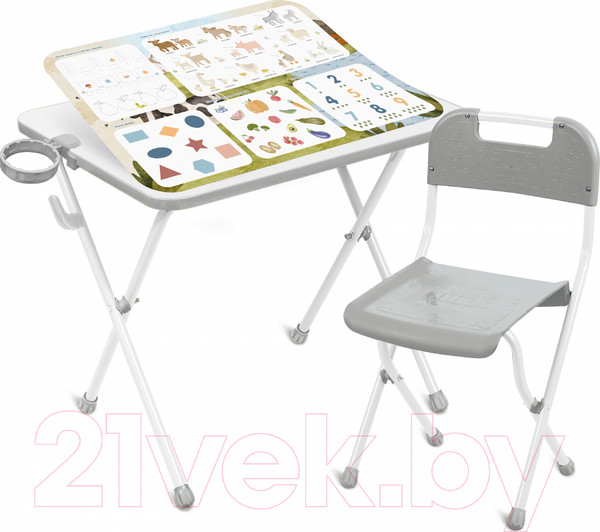 Изображение товара Комплект мебели с детским столом Ника Домашняя ферма / КАМ-Р/ДФ