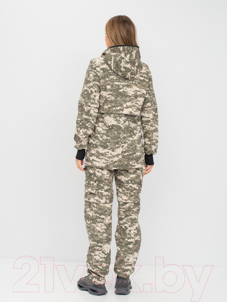 Изображение товара Костюм для охоты и рыбалки Huntsman Женский Антигнус Люкс Твил-Пич Светлый пиксель (р-р 40-42/170-176)