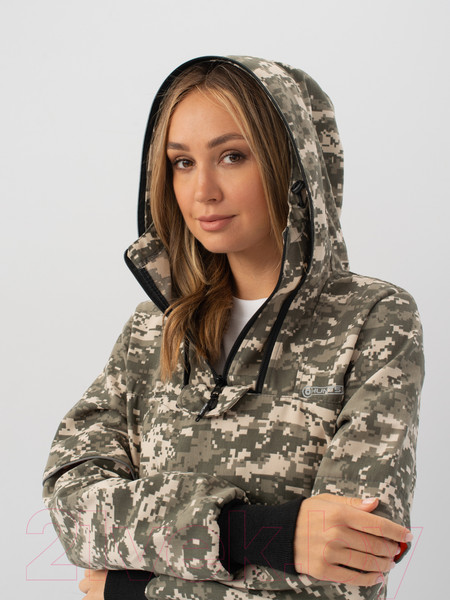 Изображение товара Костюм для охоты и рыбалки Huntsman Женский Антигнус Люкс Твил-Пич Светлый пиксель (р-р 40-42/170-176)