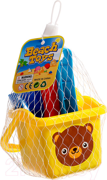 Изображение товара Набор игрушек для песочницы Sima-Land Веселый медведь / 10112757