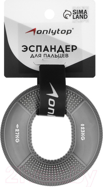 Изображение товара Эспандер Onlytop 23-27 кг / 7619726 (серый)