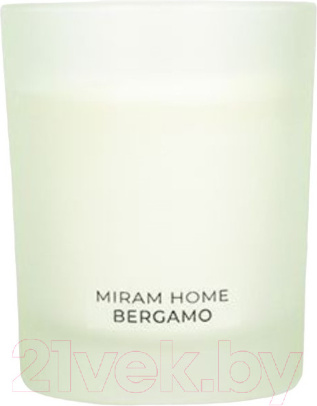Изображение товара Свеча Мирам Табак и бергамот Bergamo / 4012117 (200г)