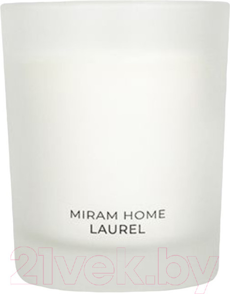 Изображение товара Свеча Мирам Табак и лавровый лист Laurel / 4012126 (200г)