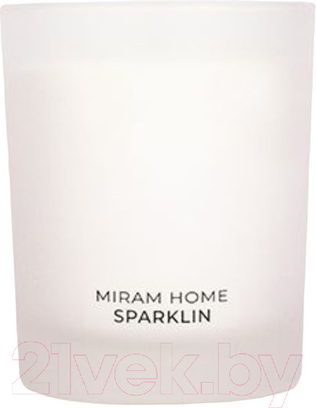 Изображение товара Свеча Мирам Розовое шампанское Sparklin / 4012124 (200г)