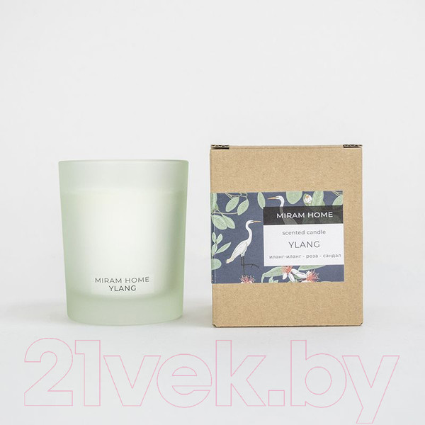 Изображение товара Свеча Мирам Дерево сандала и жасмин Ylang / 4012118 (200г)