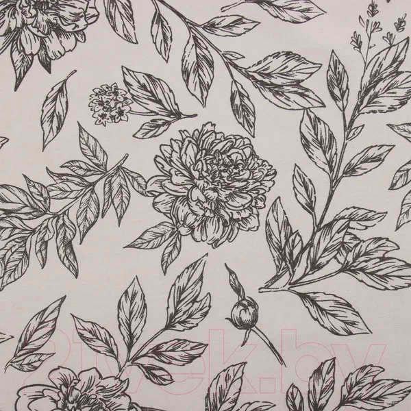 Изображение товара Скатерть Этель Black flowers / 10283362
