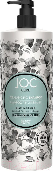 Изображение товара Шампунь для волос Barex Восстанавливающий баланс кожи головы с экстрактом коры бука (1л)