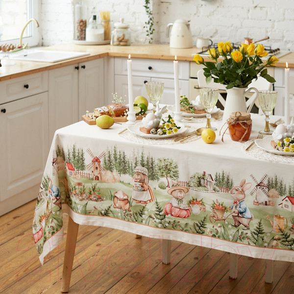 Изображение товара Скатерть Этель Кроличья ферма / 10226782