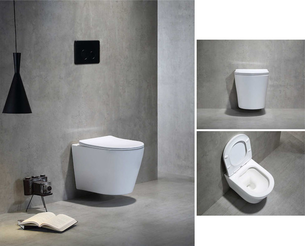 Изображение товара Унитаз подвесной Triton Pro Tornado Verso TR-VO-0832 (с сиденьем)