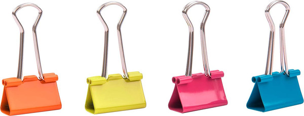 Изображение товара Зажим для бумаги Deli Vivid / 8559 (12шт)