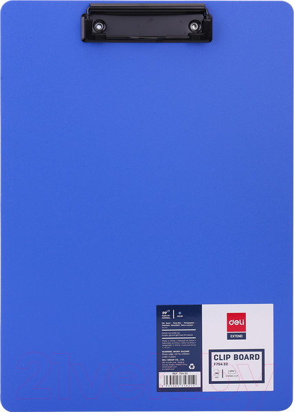 Изображение товара Планшет с зажимом Deli Extend / F75432 (синий)
