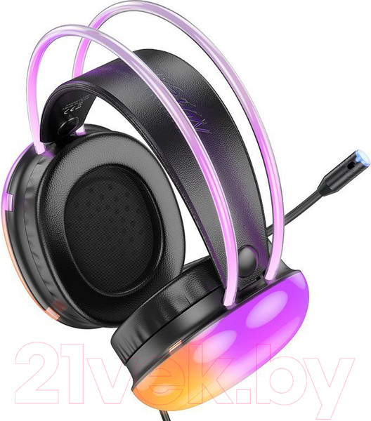 Изображение товара Наушники-гарнитура Hoco W109 (черный)