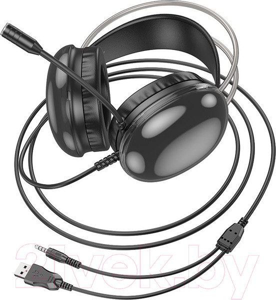 Изображение товара Наушники-гарнитура Hoco W109 (черный)