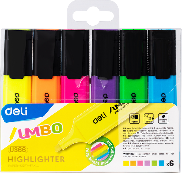Изображение товара Набор маркеров Deli Umbo / U366 (6шт)
