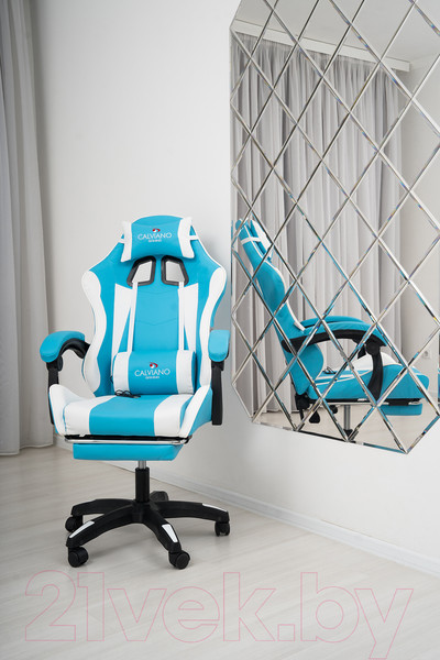 Изображение товара Кресло геймерское Calviano 1583 (голубой)