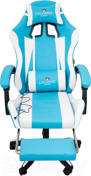 Изображение товара Кресло геймерское Calviano 1583 (голубой)