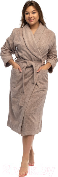 Изображение товара Халат Lilia Женский махровый 13С-0504 (р.54/170, бронзовый)