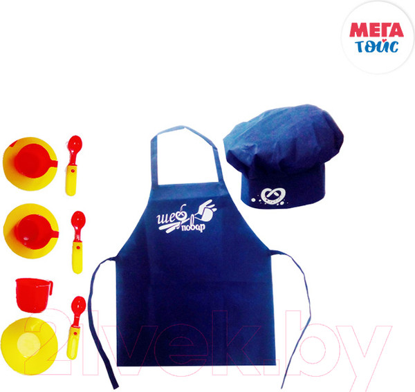 Изображение товара Костюм повара детский Mega Toys Шеф-повар / 72817