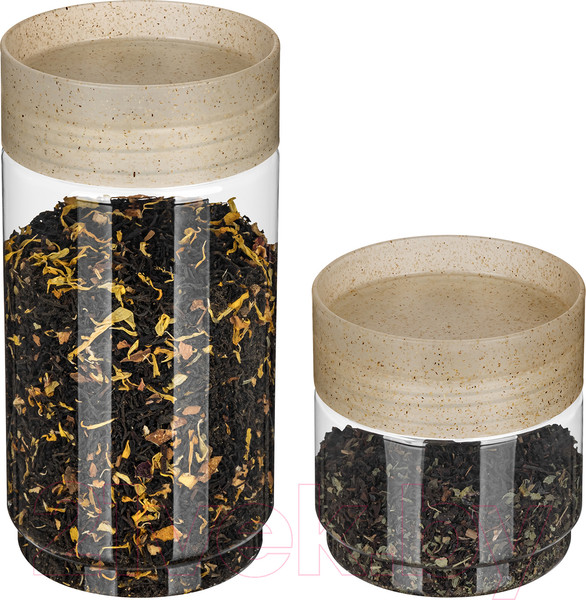 Изображение товара Набор емкостей для хранения Idi Land Palermo 221132101/02 (3шт, бесцветный флэк)