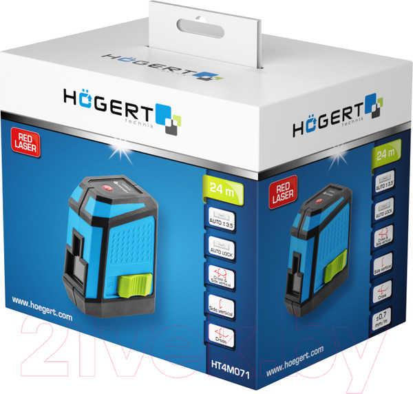 Изображение товара Лазерный нивелир Hoegert HT4M071 (красный)