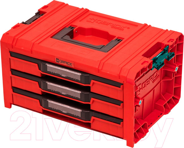 Изображение товара Ящик для инструментов QBrick System Pro Organizer 200 Red Ultr / SKRQPROD3E2CCZEPG001