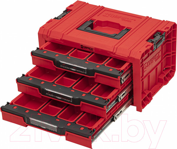 Изображение товара Ящик для инструментов QBrick System Pro Organizer 200 Red Ultr / SKRQPROD3E2CCZEPG001
