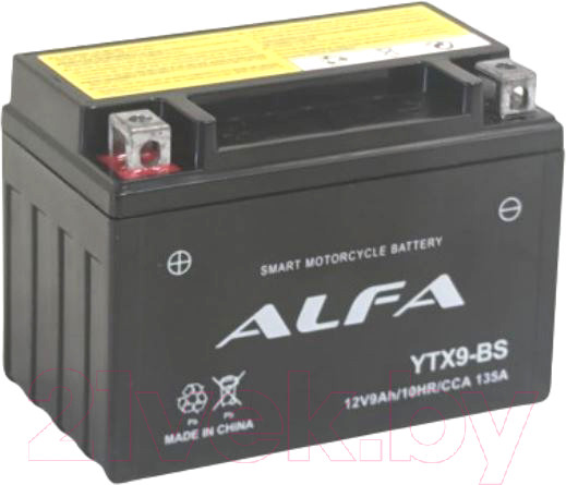 Изображение товара Мотоаккумулятор ALFA battery YTX9-BS / EB9-4