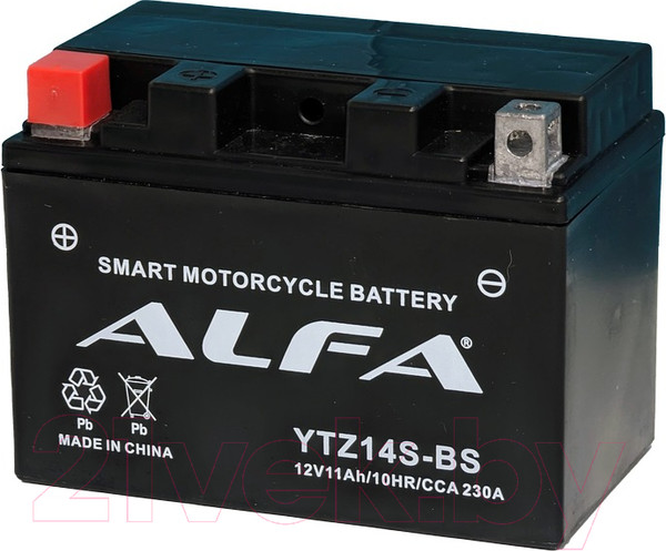 Изображение товара Мотоаккумулятор ALFA battery YTZ14S-BS / EBZ14-4-2