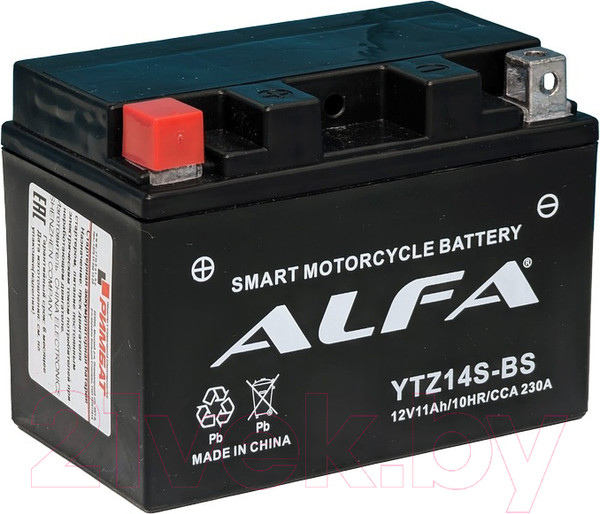 Изображение товара Мотоаккумулятор ALFA battery YTZ14S-BS / EBZ14-4-2
