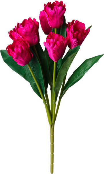 Изображение товара Искусственный букет Lefard Тюльпаны / 535-337 (малиновый)