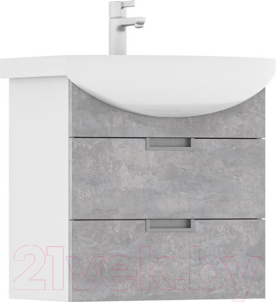 Изображение товара Тумба под умывальник Volna Vario Z 70.2Y Балтика (бетон, подвесная)