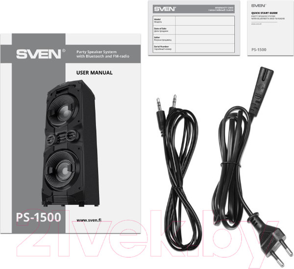 Изображение товара Портативная акустика Sven PS-1500