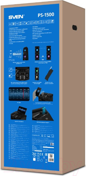 Изображение товара Портативная акустика Sven PS-1500