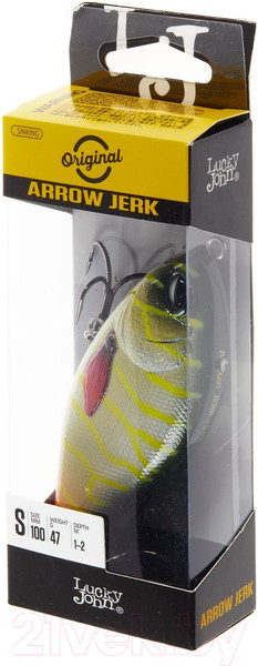 Изображение товара Воблер Lucky John Original Arrow Jerk S 10.00/031 / LJO0510S-031
