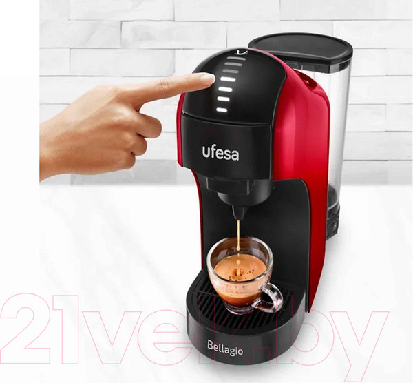 Изображение товара Капсульная кофеварка Ufesa Bellagio Rossa