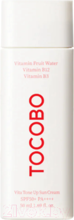 Изображение товара Крем солнцезащитный Tocobo Vita Tone Up Sun Cream SPF50+ PA++++ (50мл)