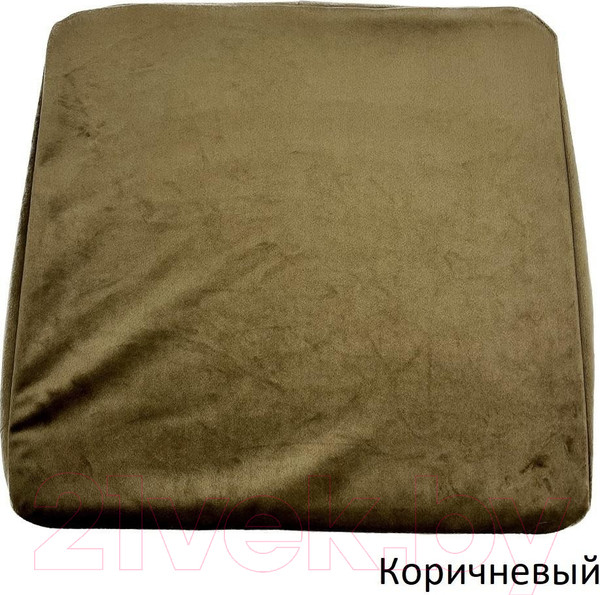 Изображение товара Комплект чехлов Nivasan Бархат-10/CH.ВT-10 (2шт, 35x35см, коричневый)