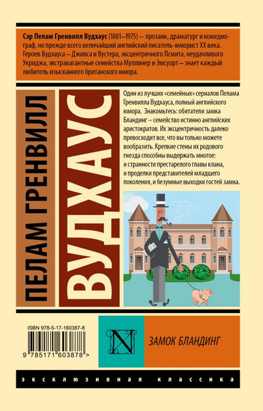 Изображение товара Книга АСТ Замок Бландинг, мягкая обложка (Вудхаус Пелам)