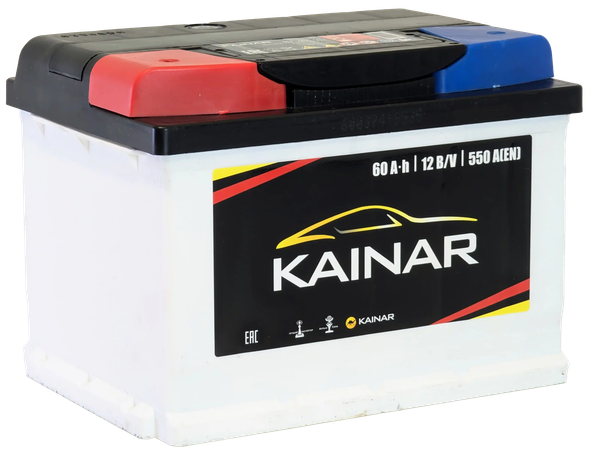 Изображение товара Автомобильный аккумулятор Kainar L+ низкий /  060 161 04 0 L (60 А/ч)