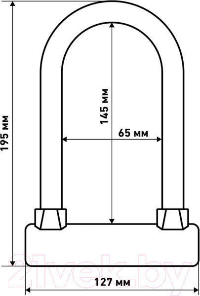 Изображение товара Велозамок АВАНгард Anaconda Т608 (красный)